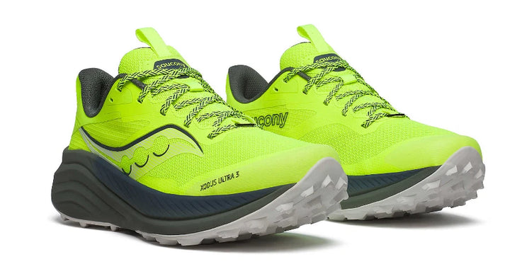 Saucony Xodus Ultra 3 Citron/Bough Trail Running Shoe Men's US Sizes 7-15 NEW!!!