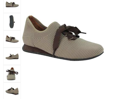 L'amor Des Pieds Taimah Taupe/Brown Lace-up Shoe Women's sizes 6-10/NEW!!!