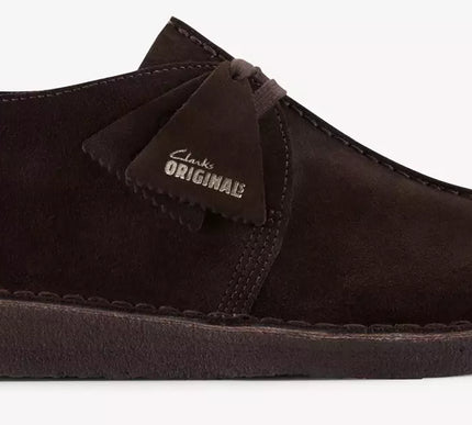 Clarks Desert Trek Dark Brown Suede Moccasin Loafer Shoe Men's US sizes 7-15 NEW