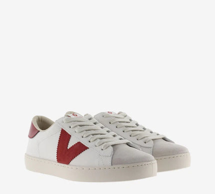 Victoria Berlin Leather Split Red Sneaker Women EU sizes 37-41/US 6-10 NEW
