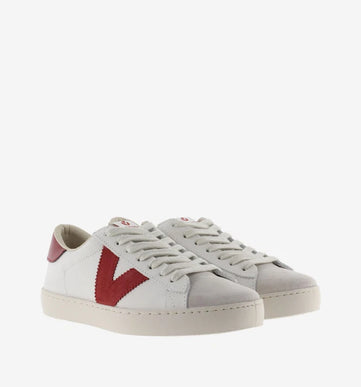 Victoria Berlin Leather Split Red Sneaker Women EU sizes 37-41/US 6-10 NEW