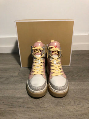 Michael Kors Matson High Top Multi Tech Canvas Sneakers Women's sizes 5-10/NEW!!