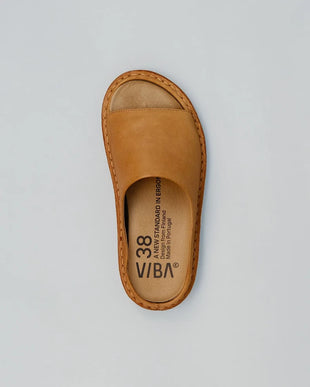 VIBAe SAINT TROPEZ Fawn Tan Leather Sandal EU Unisex sizes W6/36-M15/48