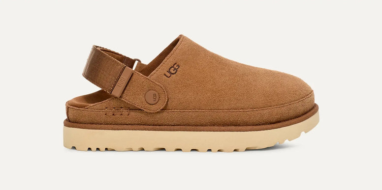 UGG Goldenstar Clog Chestnut Suede Platform Womens US sizes 5-12/NEW