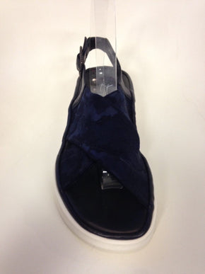 Thierry Rabotin Willis Domino Navy Comfort Sandal Women's Sizes 36-42/6-12/NEW!