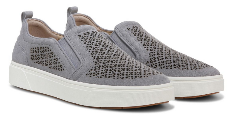 Vionic Kimmie Perf Sneaker Slate Leather Women's sizes 5-11/NEW! MEDIUM