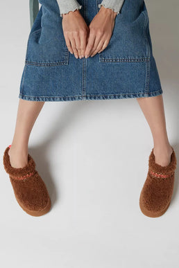 UGG Tazz UGG Braid Hardwood Platform Clog Slippers Women's US sizes 5-12-NEW