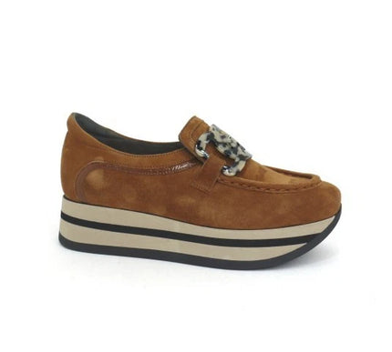 Softwaves Carine Caramel Platform Sneaker Loafer Women EU sizes 36-41/US 6-11