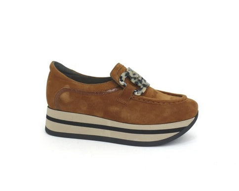 Softwaves Carine Caramel Platform Sneaker Loafer Women EU sizes 36-41/US 6-11