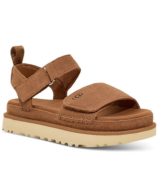 UGG Goldenstar Chestnut Suede Platform Sandal Women's US sizes 5-12-NEW
