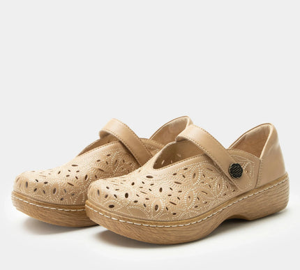 Alegria Ophelia Latte Breeze Leather Shoe Womens sizes 35-42 NEW