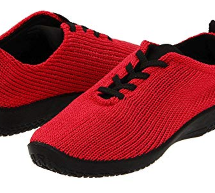 Arcopedico LS Red "Shocks" Lace-Up Shoe Flat Women's sizes 36-42/5-11 NEW!!!