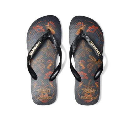 Havaianas Farm Classic Nature Black Flip Flop Sandal Women sizes 35/36-41/42