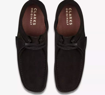 Clarks Wallabee Black Suede Moccasin Loafer Shoe Men's US sizes 7-15 NEW!!!