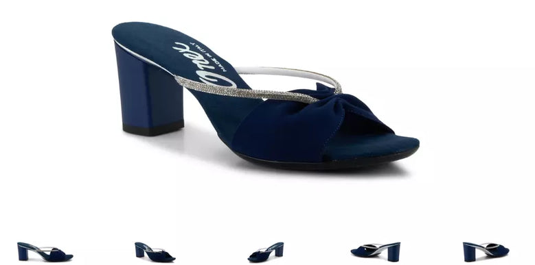 Onex Astoria Navy Evening Slide Sandal Women's US sizes 5-11/NEW!!!