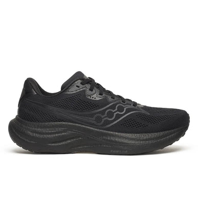 Saucony Ride 19 Triple Black Running Shoe Men sizes 7-15 NEW