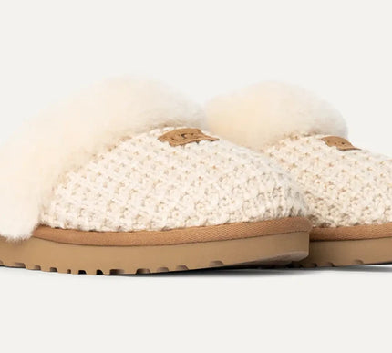 UGG Cozy Cream Shearling Slippers Womens US sizes 5-12 NEW