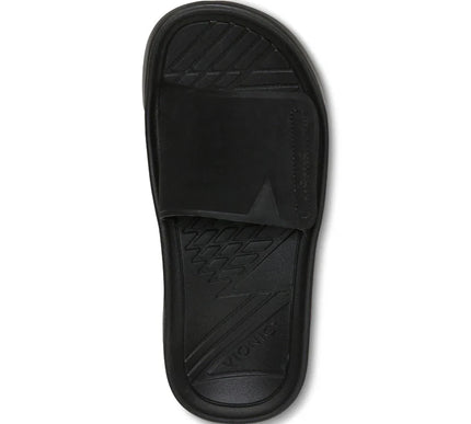 Vionic Rejuvenate Black Nubuck Recovery Slide Sandal Women's sizes 5-12/NEW!!!