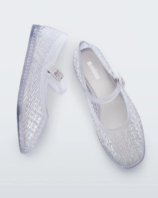 Melissa Possession Harper Ballerina Flat in Clear Womens US sizes 6-10