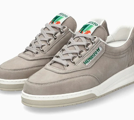 Mephisto Rush Cloud Grey Leather Comfort Shoe Womens Sizes 6-11 NEW