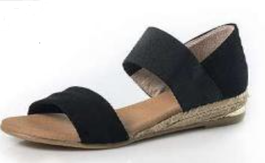 Pinaz Sandal 321 AO Ante Negro Suede Women's EU sizes 36-41/6-11 NEW!!!