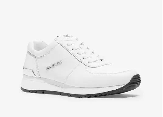 Michael Kors Allie Stride Trainer Bright White Sneakers Women sizes 6-10/NEW!!!