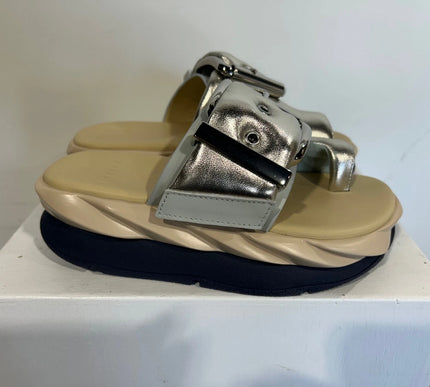 4CCCCEES Mellow Glow Champagne Sandal Women's Sizes 36-41/6-11/NEW!!!
