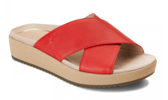 Vionic Hayden Cherry Platform Slide Comfort Sandal Women's sizes 5-11 NEW!!!!