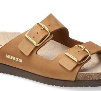 Mephisto Harmony Camel Sratch Slide Sandal Women's sizes 35-42 NEW!!!