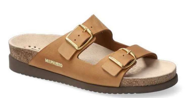 Mephisto Harmony Camel Sratch Slide Sandal Women's sizes 35-42 NEW!!!