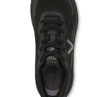 Vionic Walk Max Black Lace Up Sneaker Shoe Women's US sizes 5-12 NEW!!! WIDE