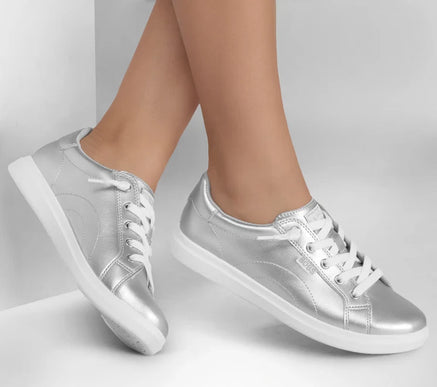SKECHERS BOBS D'Vine Silver Flashy Moment Sneaker Women's sizes 5-11/NEW!!!