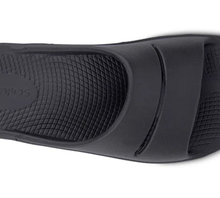 OOFOS OOahh Slide Sandal Black Mens and Womens Sizes M3/W5-M13/W15 NEW