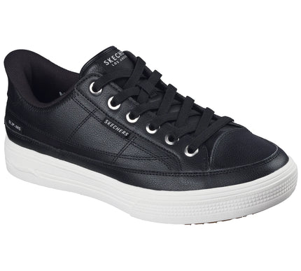 SKECHERS Slip-ins: Arch Fit Arcade Black Sneaker Mens sizes 7-14/NEW Wide