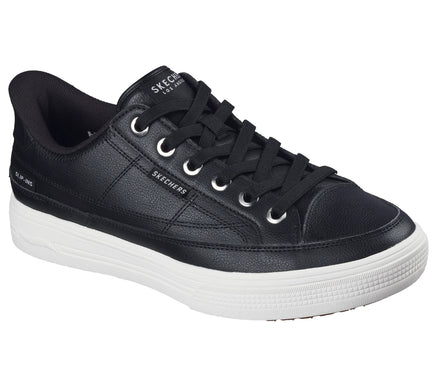 SKECHERS Slip-ins: Arch Fit Arcade Black Sneaker Mens sizes 7-14/NEW Wide