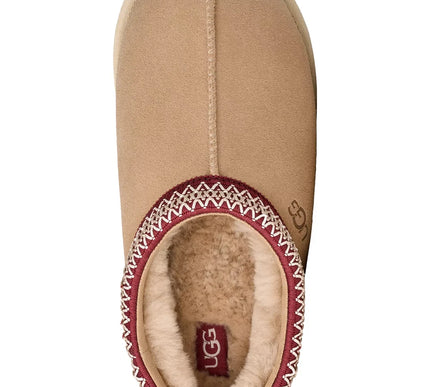 UGG Tasman II Driftwood-Biking Red Slipper Mule Mens US sizes 7-15-NEW