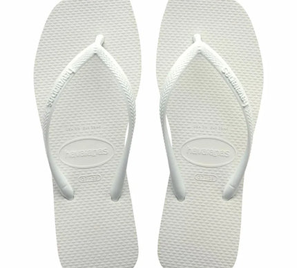 Havaianas Slim Square White Flip Flop Sandal Women sizes 35-36-41-42