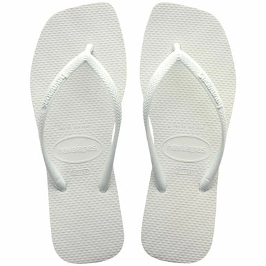 Havaianas Slim Square White Flip Flop Sandal Women sizes 35-36-41-42