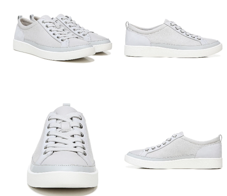 Vionic Winny Vapor Grey Nubuck Sneaker Arch Support Women sizes 5-11/NEW! MEDIUM