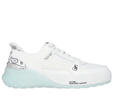 SKECHERS Snoop Dogg Sizzle Slip-ins White Sneaker Men's sizes 7-14/NEW!!