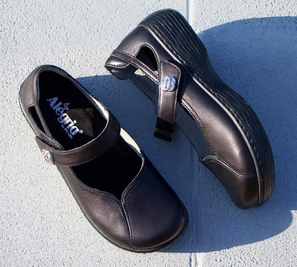 Alegria Onika Black Leather Mary Jane Shoe Womens sizes 35-42 NEW