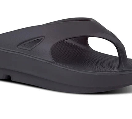 OOFOS OOriginal Thong Sandal Black Mens and Womens Sizes M3/W5-M13/W15 NEW