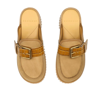 4CCCCEES Plia Hazel Sand Mule Sandal Women's Sizes 36-41/6-11 NEW