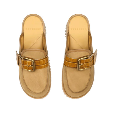 4CCCCEES Plia Hazel Sand Mule Sandal Women's Sizes 36-41/6-11 NEW