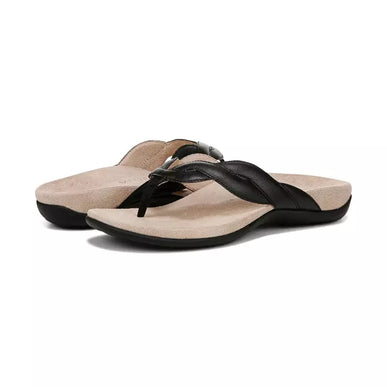 Vionic Bella Braid Black Nappa Leather Sandal Women's sizes 5-11/NEW!!!