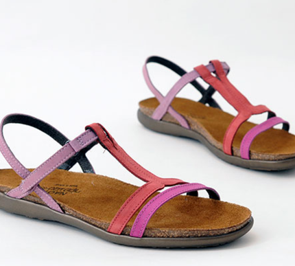 Naot Judith Pink Multi Strappy Sandal Women's sizes 35-42/NEW!!!