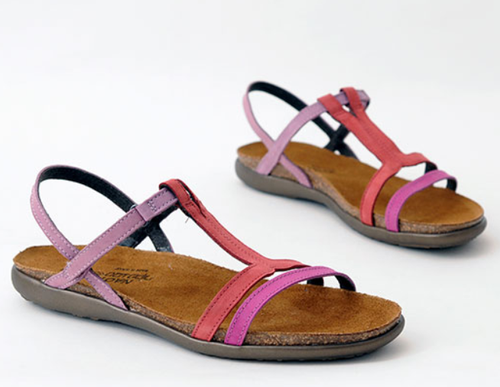 Naot Judith Pink Multi Strappy Sandal Women's sizes 35-42/NEW!!!
