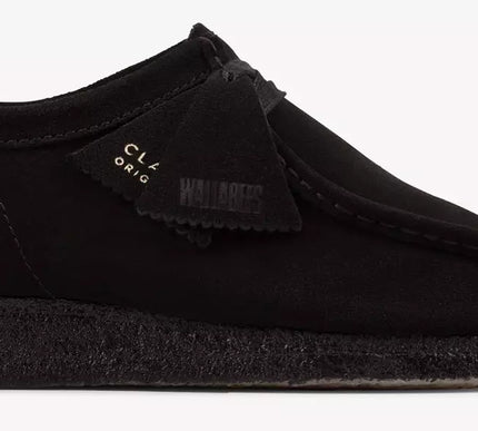 Clarks Wallabee Black Suede Moccasin Loafer Shoe Men's US sizes 7-15 NEW!!!