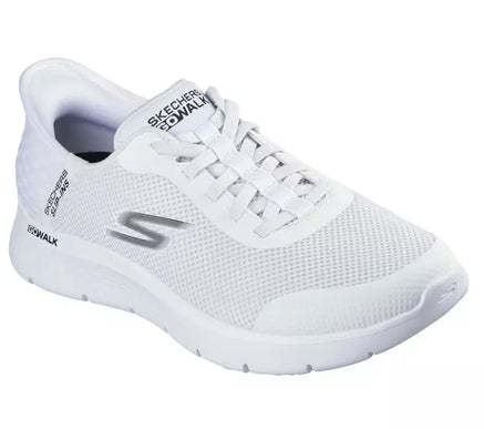 SKECHERS Go Walk Flex Hands Free White Slip-ins Sneaker Men's sizes 7-15/WIDE!!!