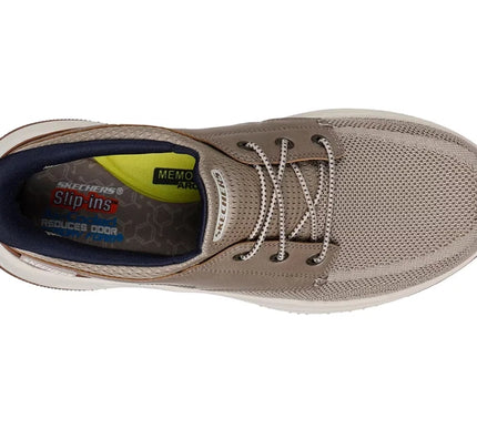 SKECHERS Meroe Alden Taupe RF Slip-ins Loafer Shoe Men's sizes 7-14/NEW!!